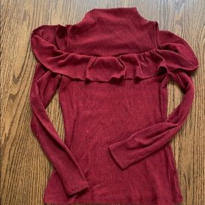 Red haute size small top
